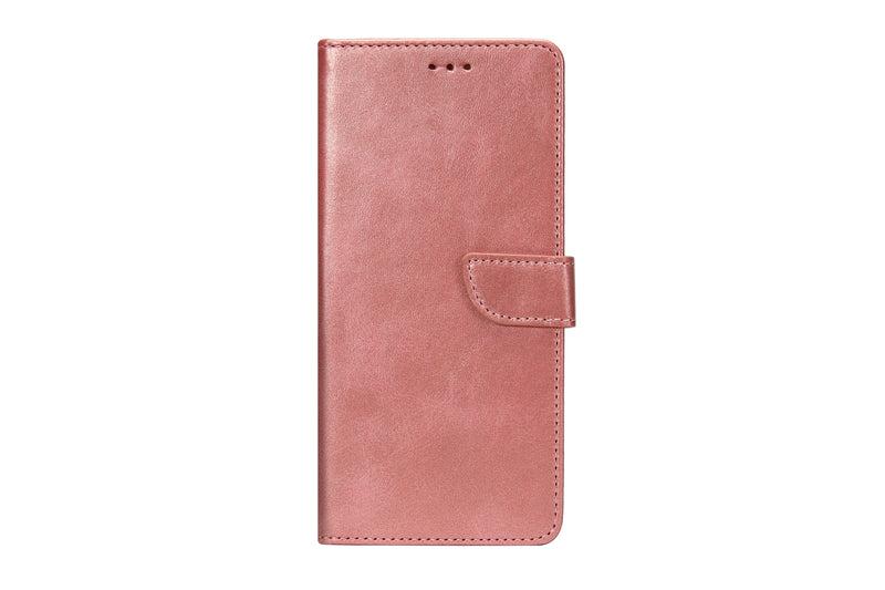 Rixus Bookcase For iPhone 15 Pro Pink