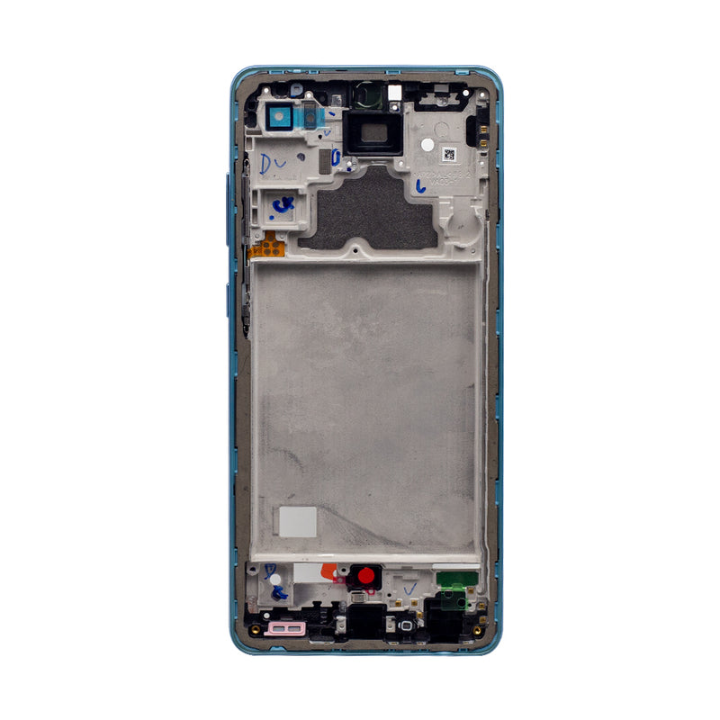 Samsung Galaxy 72 A725F Cadre central Bleu