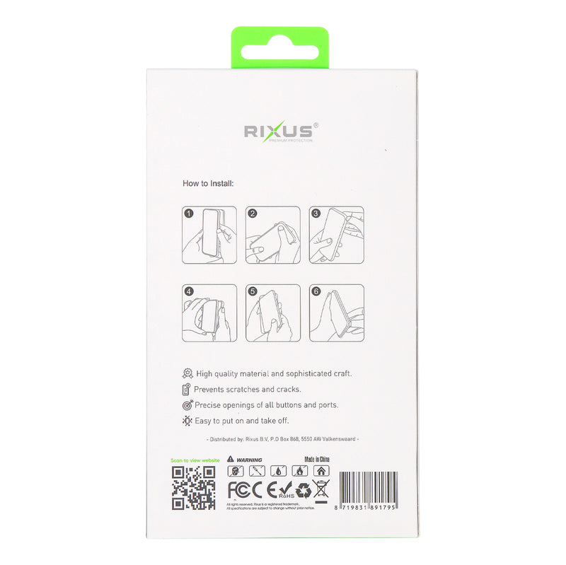 Funda Rixus Classic 02 con MagSafe Para iPhone 12 Pro Max Verde