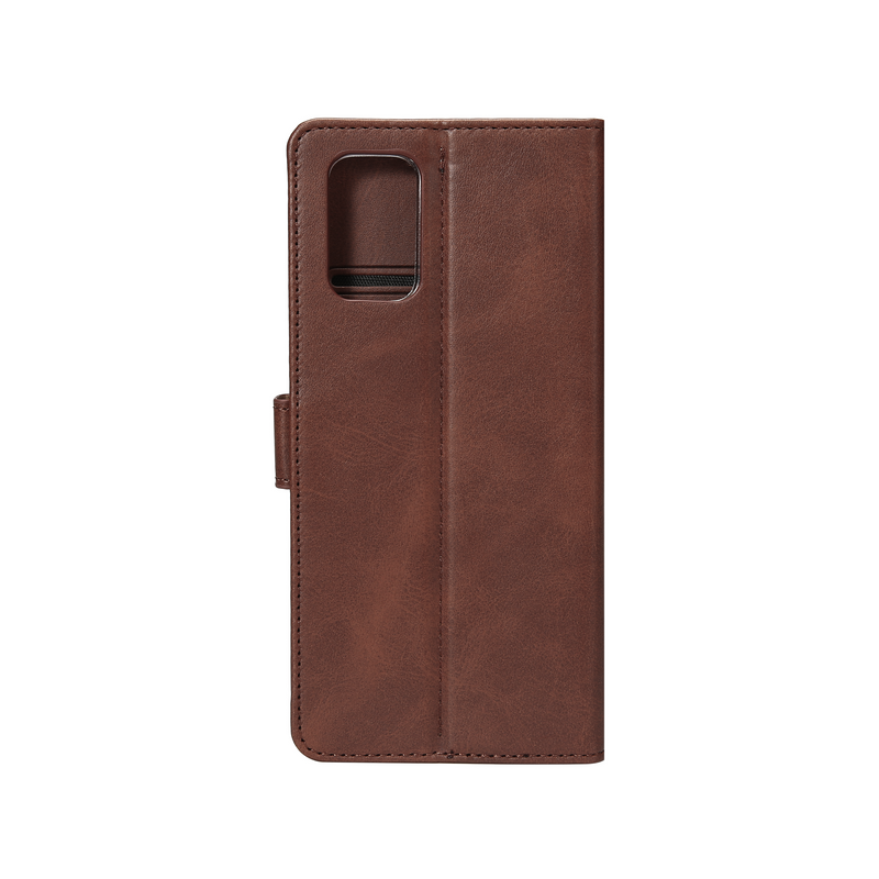 Rixus Bookcase For Samsung Galaxy A23 5G A236B Brown