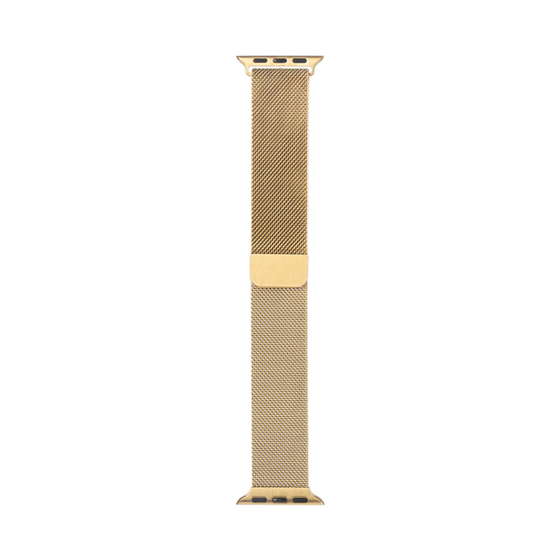 For Apple Watch 38mm, 40mm, 41mm Milanese Loop Band Gold