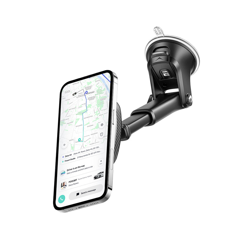 Rixus RXHM16 Support magnétique pour téléphone portable sur le tableau de bord de la voiture Noir