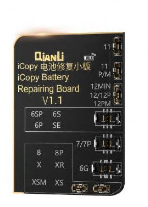 Qianli Carte de détection de batterie pour testeur iCopy pour iPhone 6-12 Series