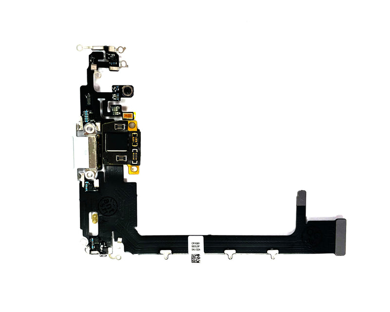 For Conector del sistema del iPhone 11 Pro Max Flex Plata Mate