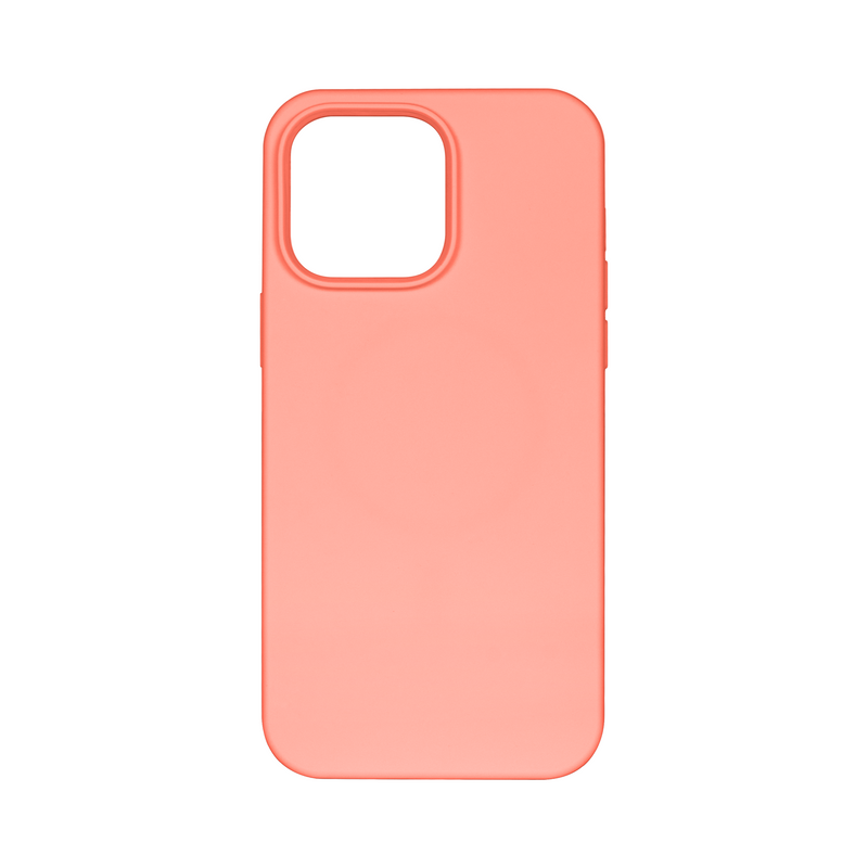 Rixus For iPhone 12 Pro Max Soft TPU Phone Case With MagSafe Pink