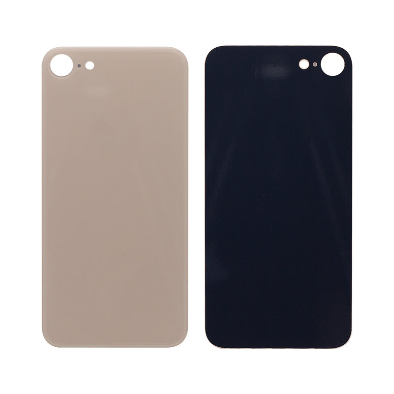 Pour iPhone 8 Extra Glass Gold (Cadre de l'appareil photo élargi)