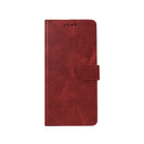 Rixus Bookcase For Samsung Galaxy S20 FE G780F Dark Red