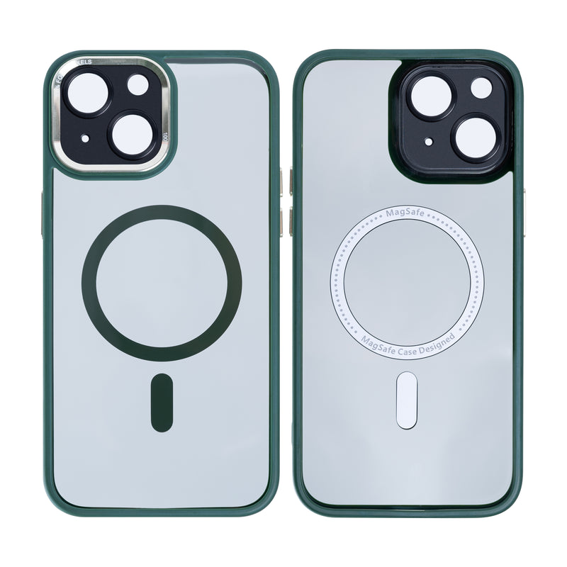 Rixus Classic 04 Case With MagSafe For iPhone 14 Dark Green