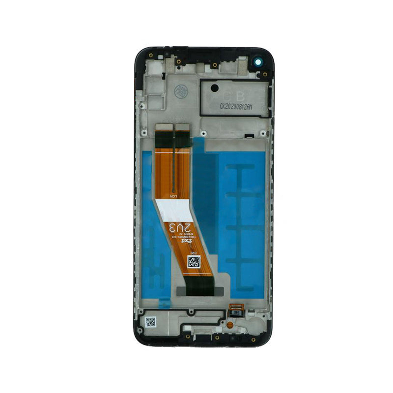 Samsung Galaxy A11 A115F Display And Digitizer With Frame Black Soft-OLED