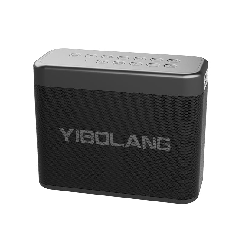 Yibolang Bluetooth Speaker X48Pro with Two Microphones Black