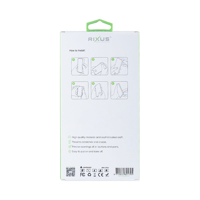 Rixus For iPhone 11 Anti-Burst Case With Magsafe Transparent