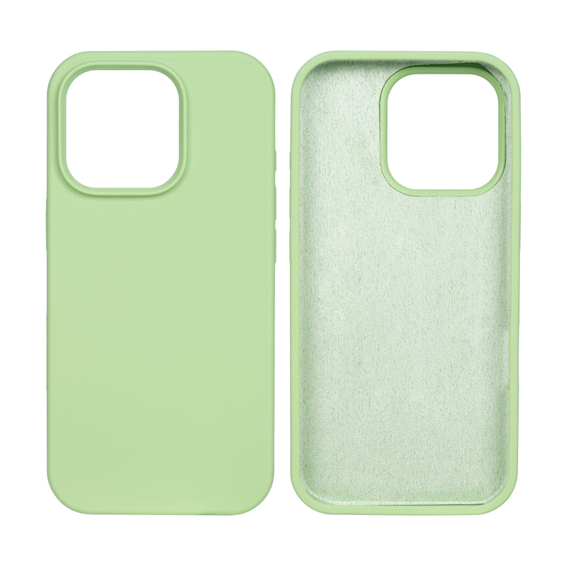 Rixus For iPhone 16 Pro Max Soft TPU Phone Case Matcha