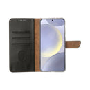 Rixus Bookcase For Samsung Galaxy S25 S931B Black