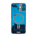 For iPhone 16 Plus Extra Glass Without NFC, Enlarged Camera Frame Ultramarine