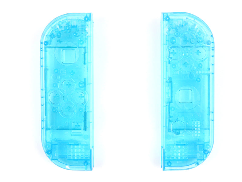 For Nintendo Switch Joy-con - ClearView Left And right Housing Shell - Clear Blue