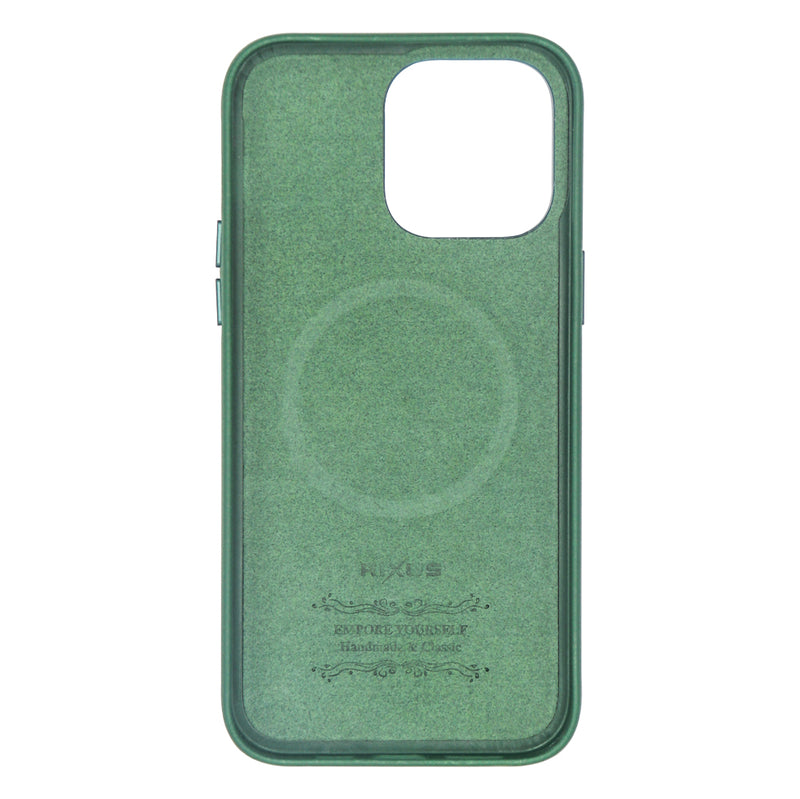 Rixus Classic 02 Funda Con MagSafe Para iPhone 13 Pro Verde