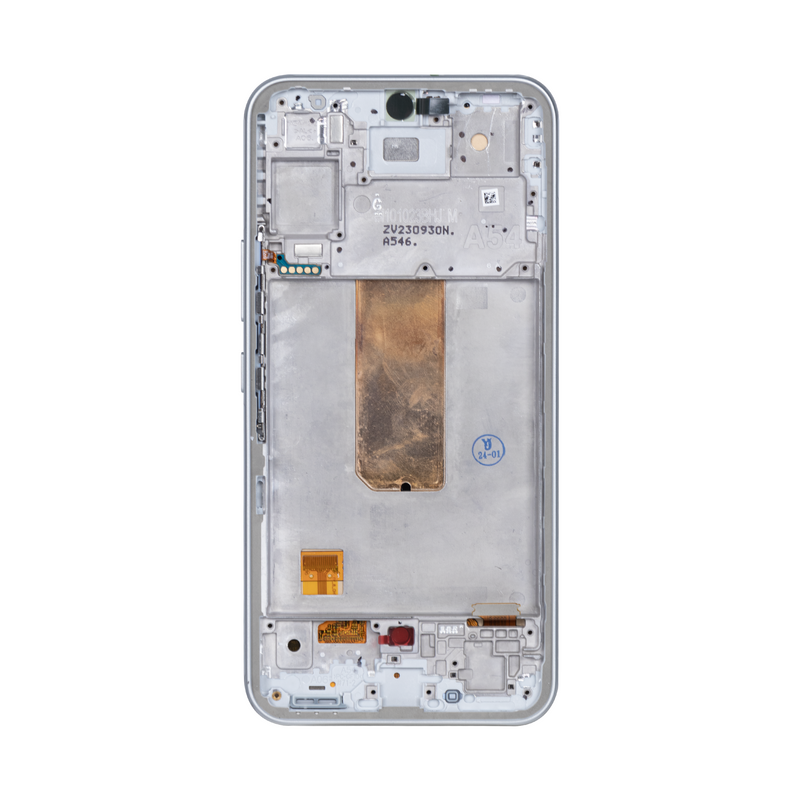 Samsung Galaxy A54 5G A546B Display And Digitizer With Frame White Soft-OLED