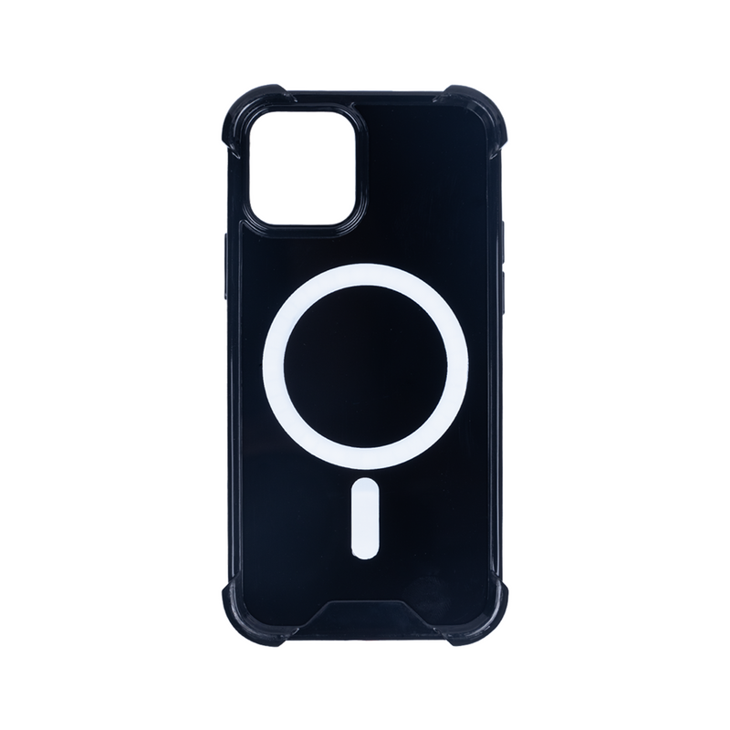 Rixus For iPhone 14 Pro Anti-Burst Case With Magsafe Black