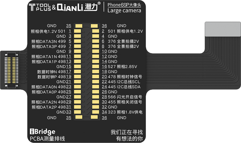 Qianli iBridge ToolPlus Kit de test de câbles PCBA (iPhone 6S/5.5)