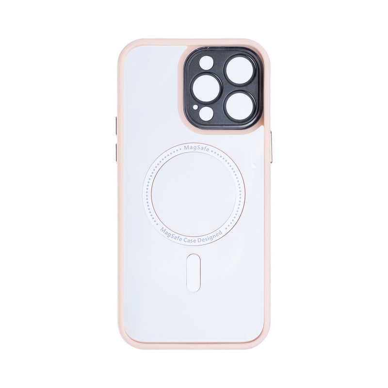 Rixus Classic 04 Case With MagSafe For iPhone 15 Pro Pink