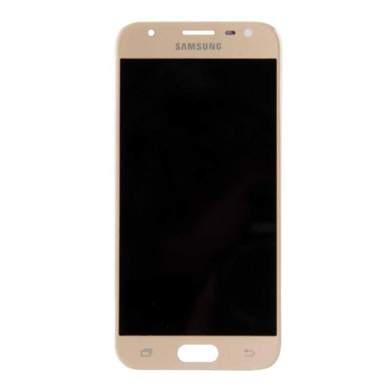 Samsung Galaxy J3 J330F (2017) Pantalla y digitalizador sin marco Oro SOFT-OLED