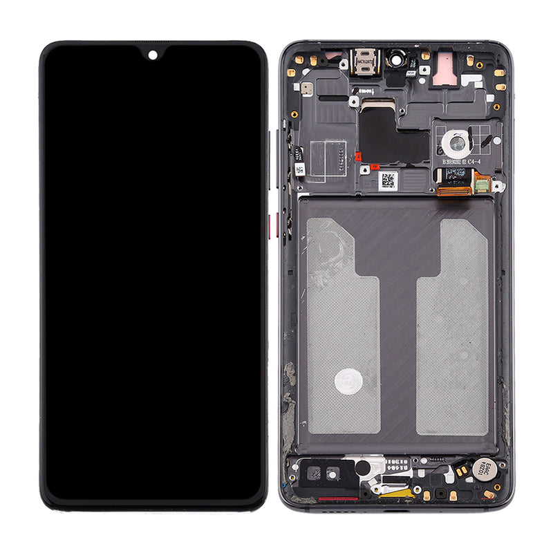 Huawei Mate 20 Display And Digitizer With Frame Black OEM