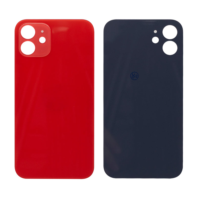 For iPhone 12 Extra Glass Rojo