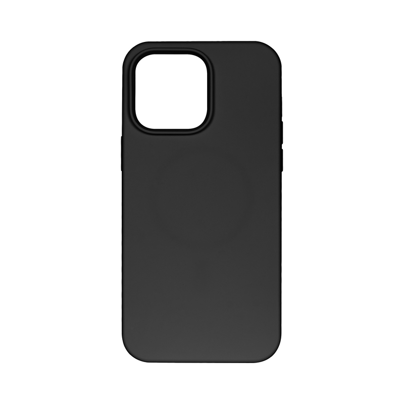 Rixus For iPhone 12 Pro Max Soft TPU Phone Case With MagSafe Black