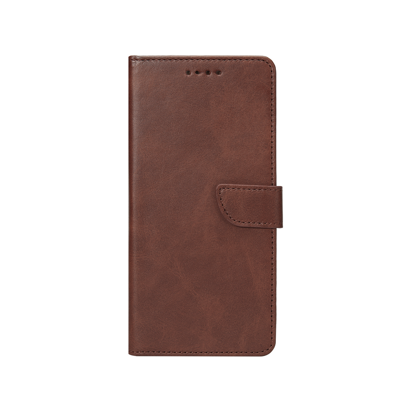 Rixus Bookcase For Samsung Galaxy A16 A166E Brown