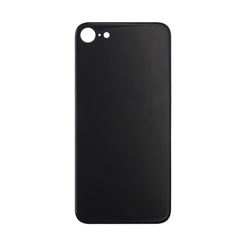 For iPhone 8 Extra Glass Black (Marco de la cámara ampliado)