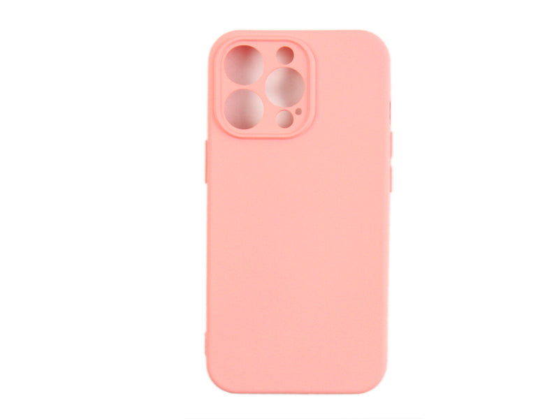 Rixus For iPhone 13 Pro Soft TPU Phone Case Pink