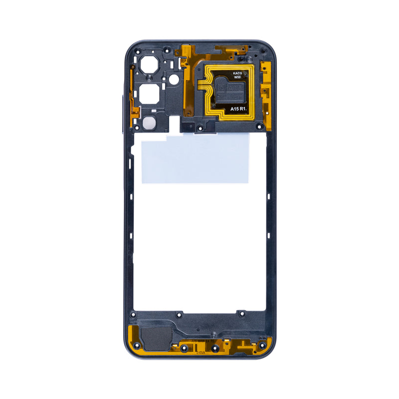 Ri La☆ ☆。A15 黒　FRAMe WORK Samsung Galaxy A15 5G A156B Middle Frame Brave Black OEM