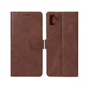 Rixus Bookcase For Samsung Galaxy A06 A065F Brown