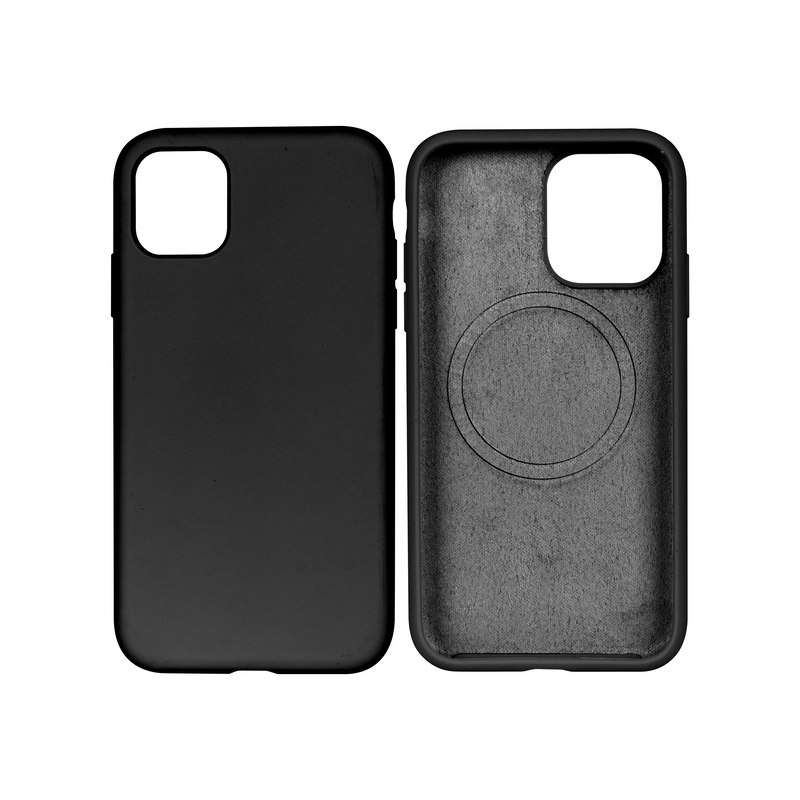 Rixus For iPhone 11 Pro Soft TPU Phone Case With MagSafe Black