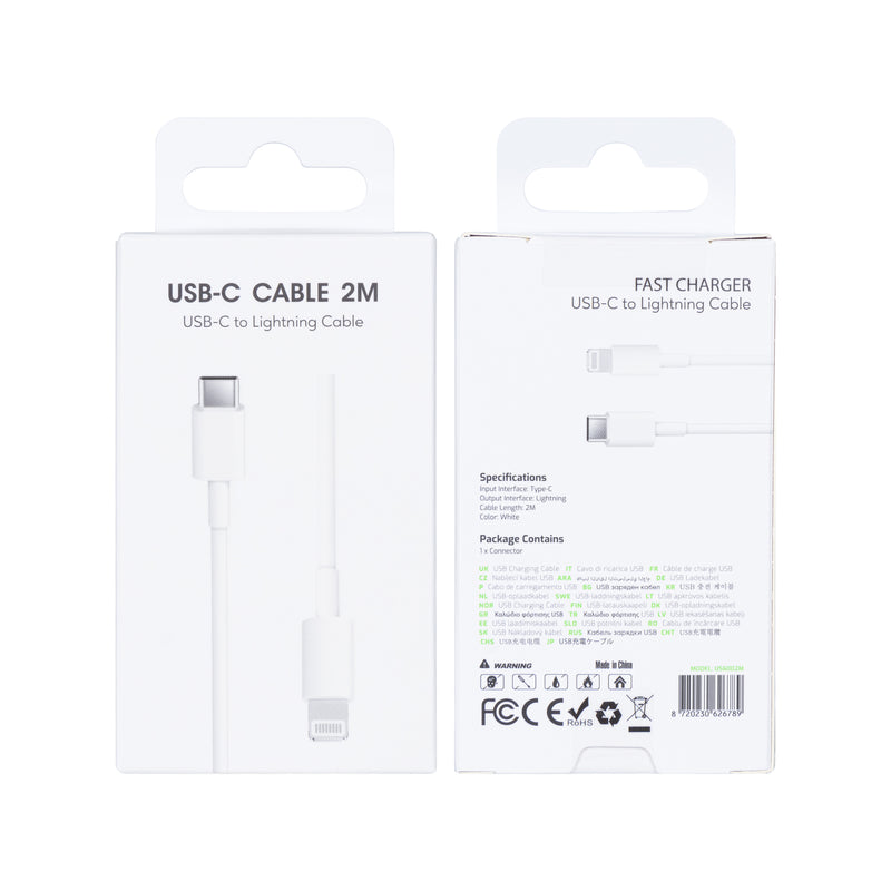 Para Apple Cable USB-C a Lightning 2m Caja al por menor