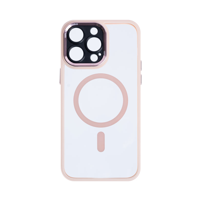 Rixus Classic 04 Case With MagSafe For iPhone 12 Pro Max Pink