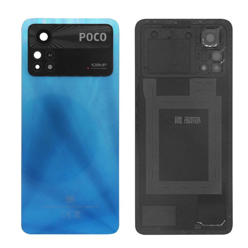 Xiaomi Poco X4 Pro 5G (2201116PG) Coque arrière Bleu Laser