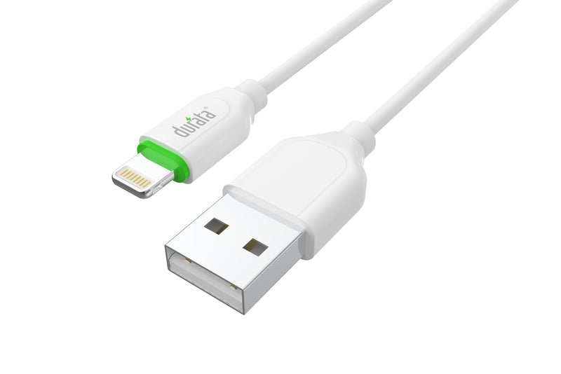 Durata Boost Data Cable Lightning 100cm Blanc DR-U81A