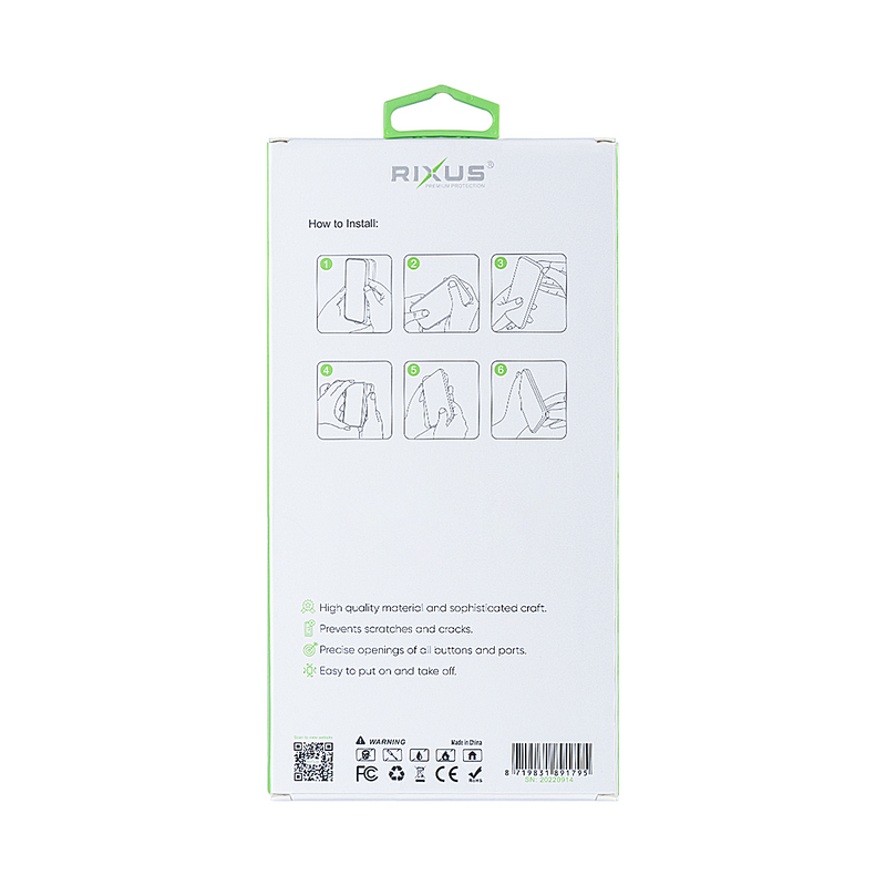 Rixus Para Samsung Galaxy A54 Funda Antirotura Transparente