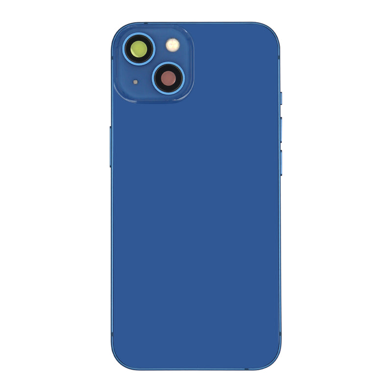 Para iPhone 13 Carcasa Completa incl. Todas las Piezas Pequeñas Sin Batería y Cámara Trasera Azul