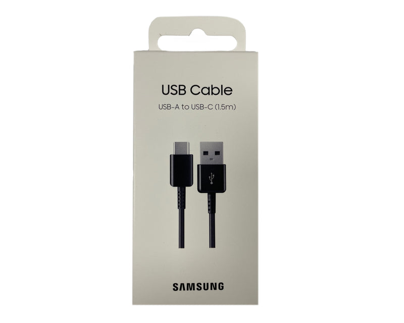 Cable Samsung de USB-A a USB-C de 1,5 m en caja original negra