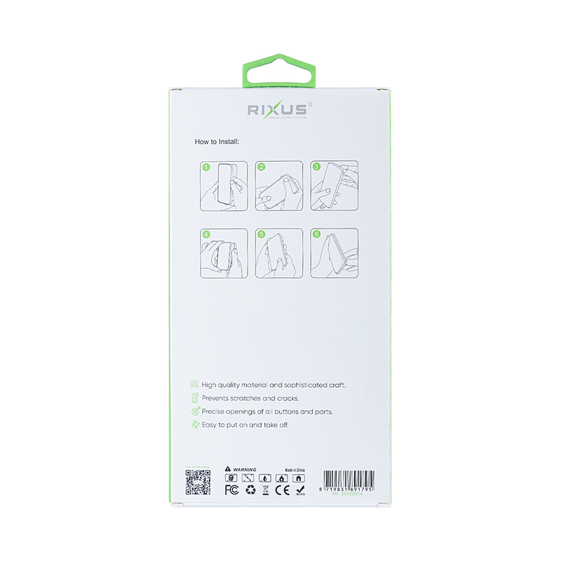 Rixus Para Funda Antirotura iPhone 14 Pro Con Magsafe Negra