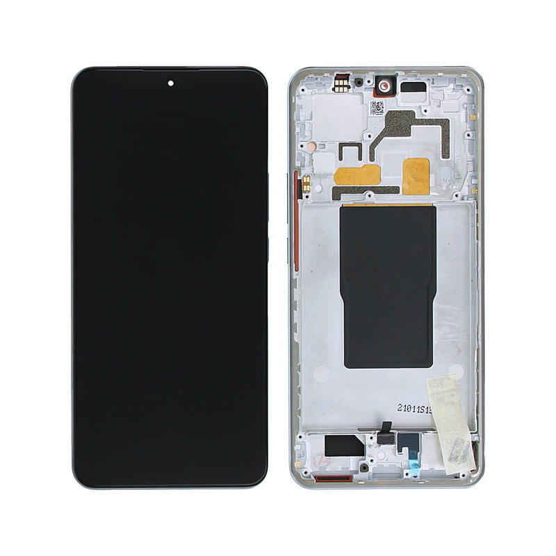 Xiaomi 12T 5G (22071212AG), 12T Pro 5G (22081212UG) Display And Digitizer With Frame Silver OEM