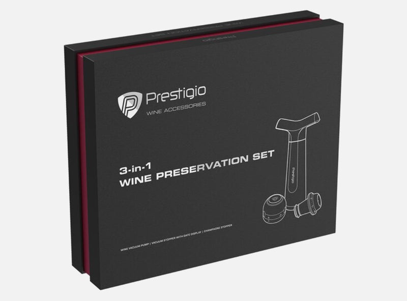 Set de conservation du vin Prestigio