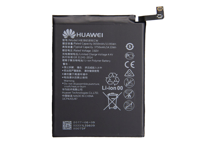 Huawei Honor 20, Play, View 10, P10 Plus, Mate 20 Lite, Nova 3, Nova 5T Batterie HB386589ECW (OEM)