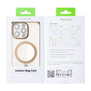 Rixus Instinct Mag Case For iPhone 14 Pro Max Desert Titanium