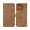 Rixus Bookcase For iPhone 16 Pro Max Light Brown