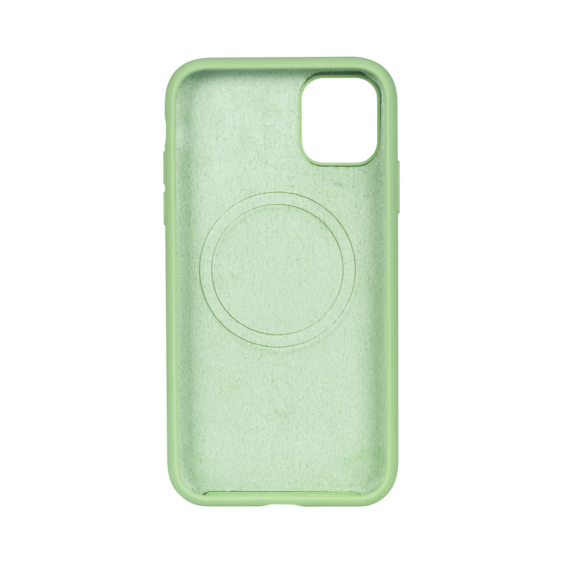 Rixus Para Funda TPU blanda para iPhone 11 con MagSafe Matcha