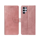 Rixus Bookcase For Samsung Galaxy S25 Ultra S938B Pink