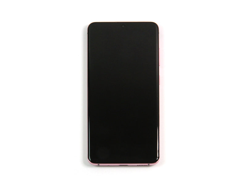 Samsung Galaxy S20 G980F, S20 5G G981F Display And Digitizer With Frame Cloud Pink Service Pack